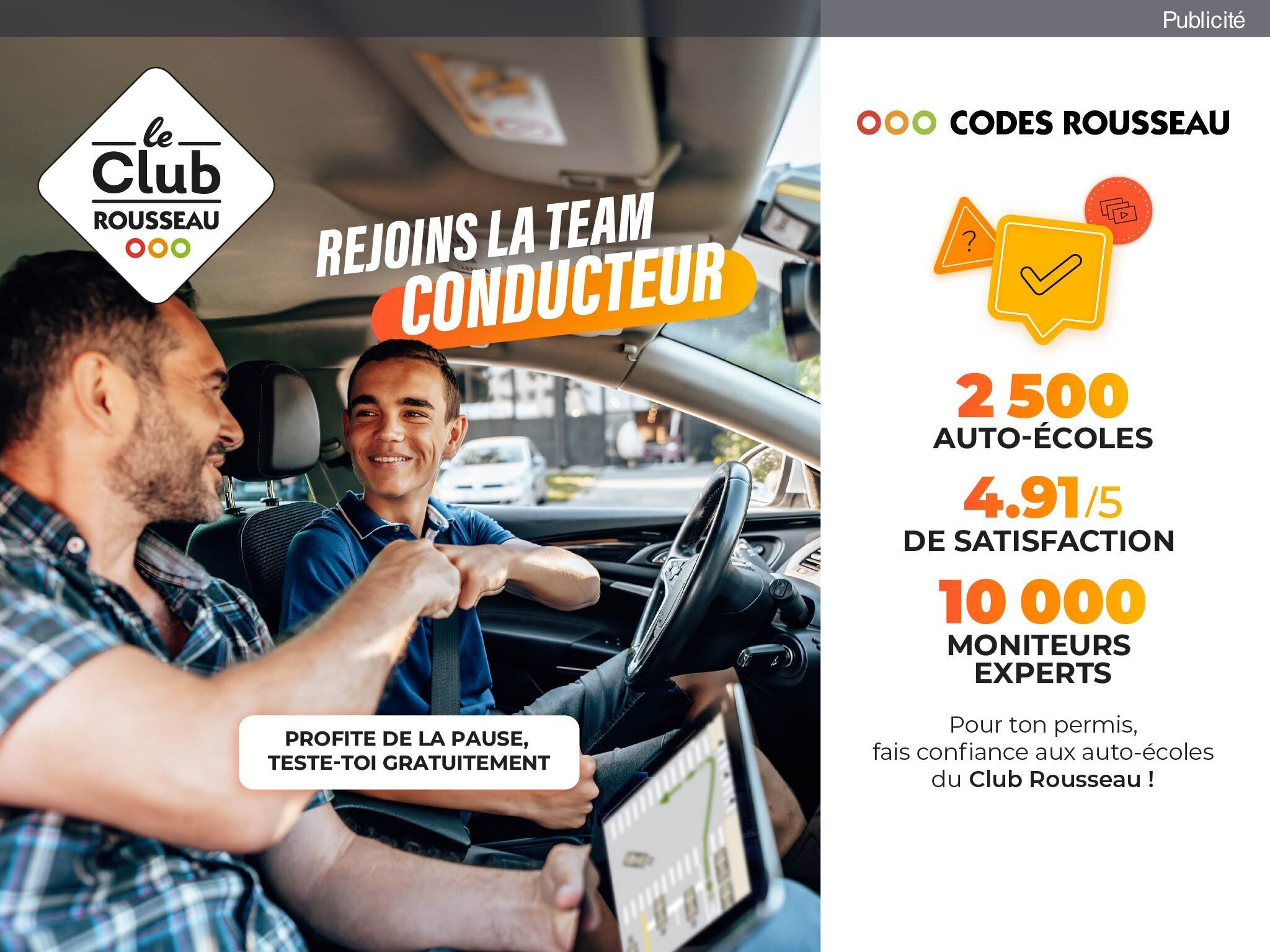 6Break - Rejoins la team conducteur