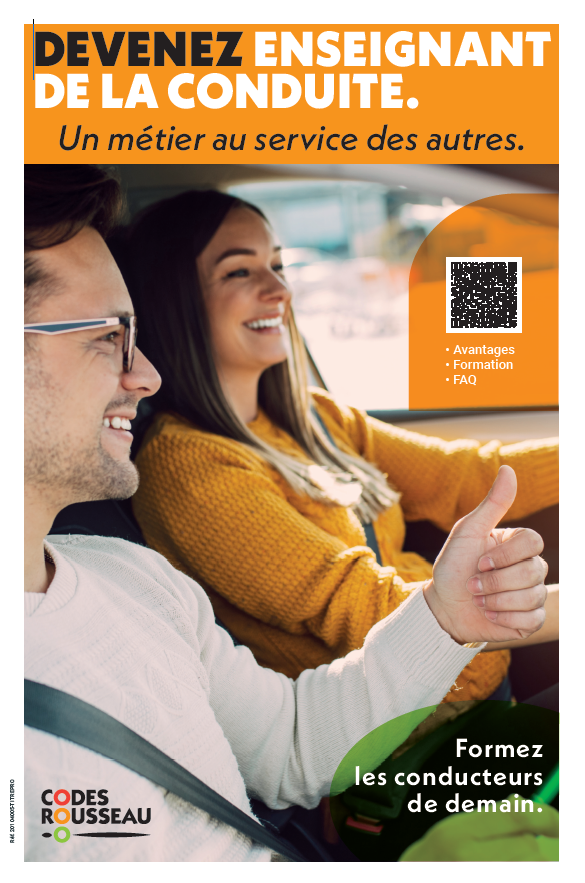 affiche enseignant de la conduite