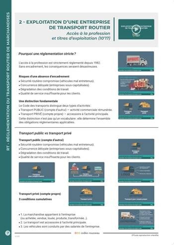 Conduire Aujourd'hui Transport Marchandises fiche 3