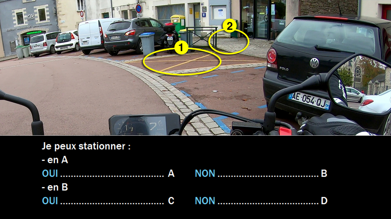 Question 4 : avec zone
