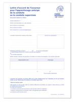 LETTRE ACCORD POUR AAC ET CONDUITE SUPERVISEE